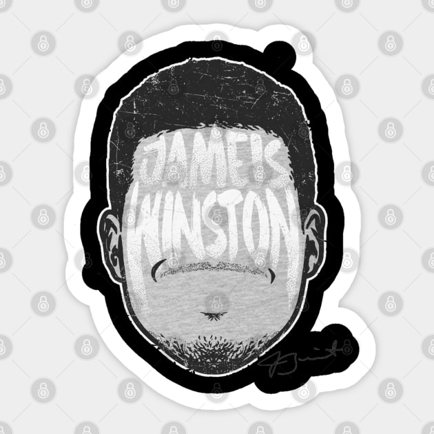 Jameis Winston Cleveland Player Silhouette Sticker by artbygonzalez